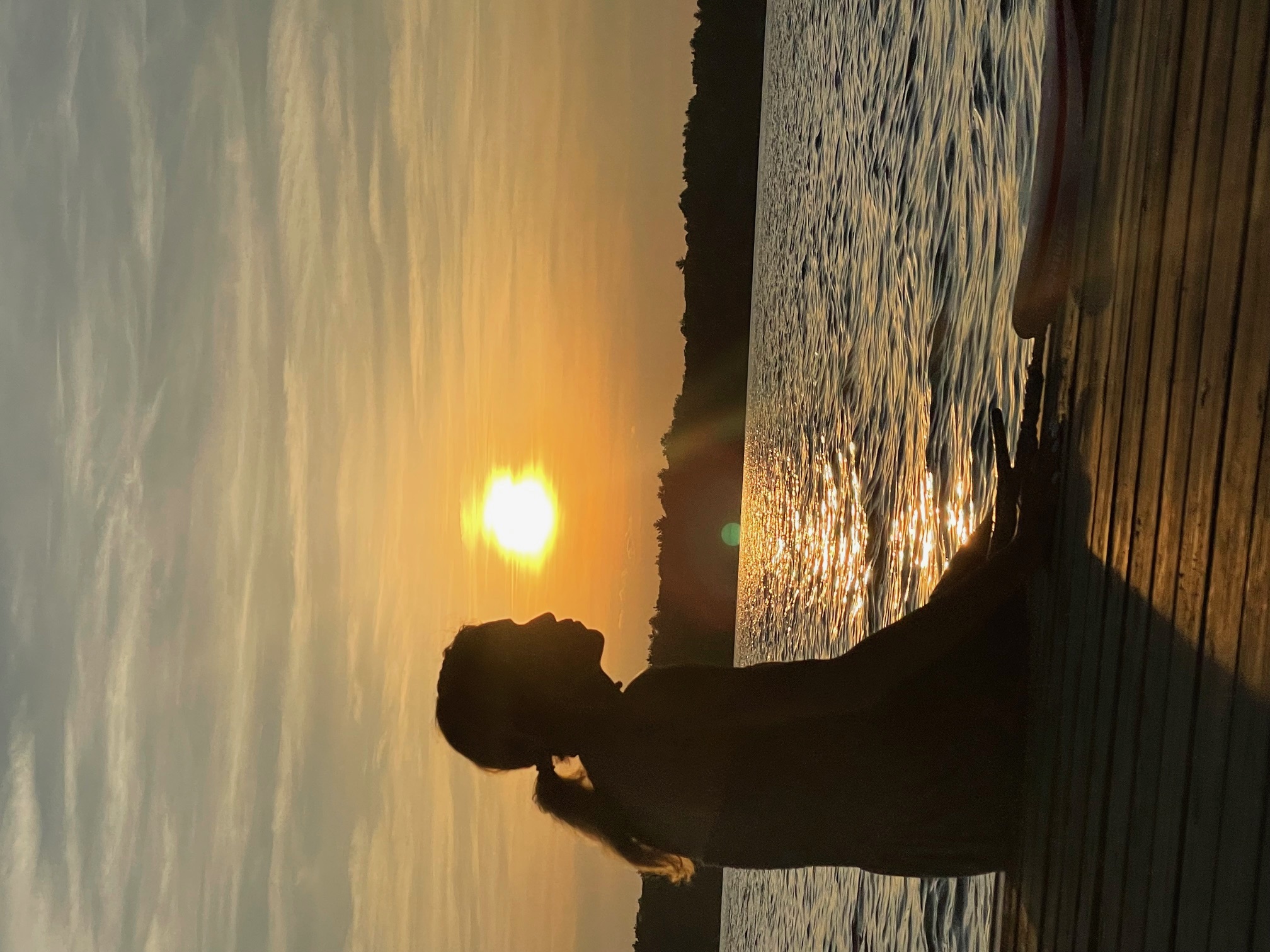 Return light on Annabessacook Lake