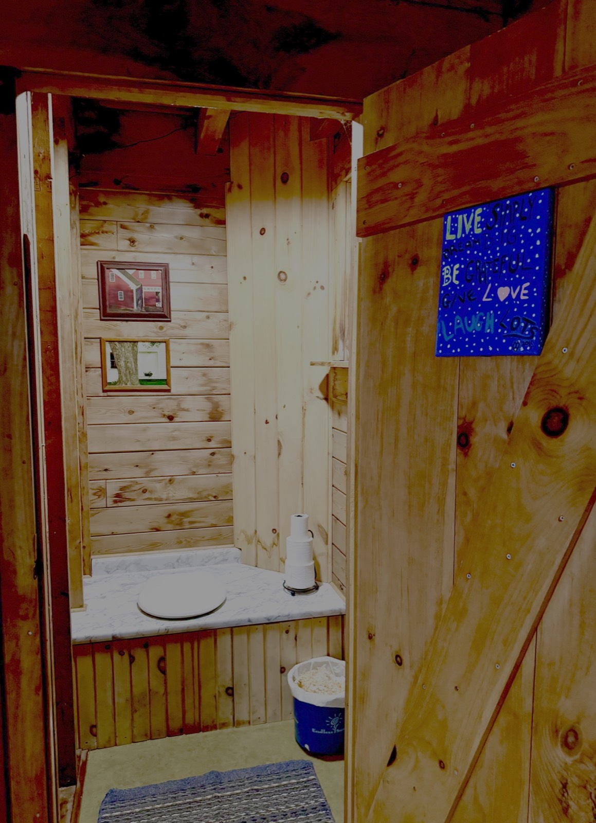 Compost toilet system.