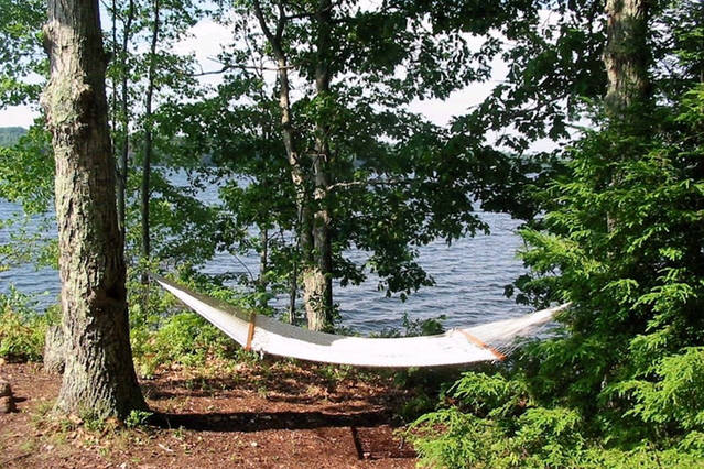 Hammock on the south end.
